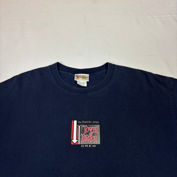 Vintage Disney The Twilight Zone Tower of Terror Elevator Crew Shirt XL - Picture 4 of 10